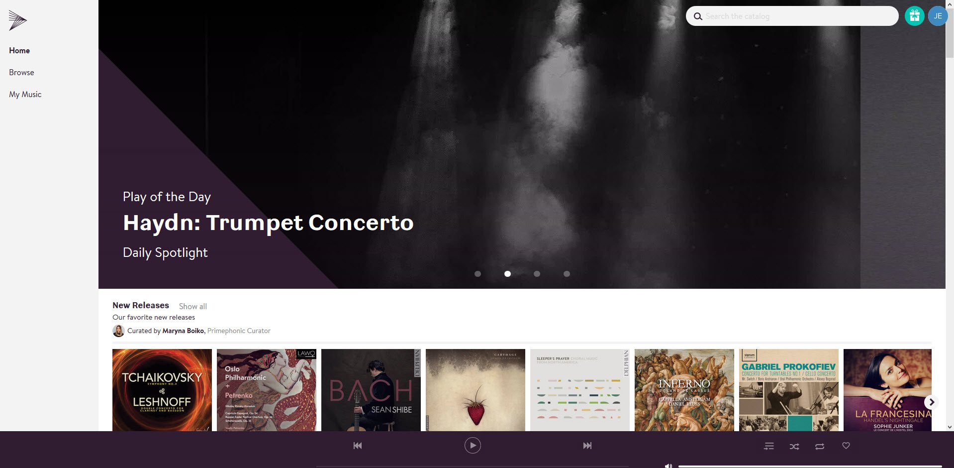 Primephonic webplayer - klassieke muziek streamen - Primephonic classical Primephonic webplayer - klassieke muziek streamen - Primephonic classical